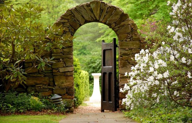 Entrance to garden at Airlie