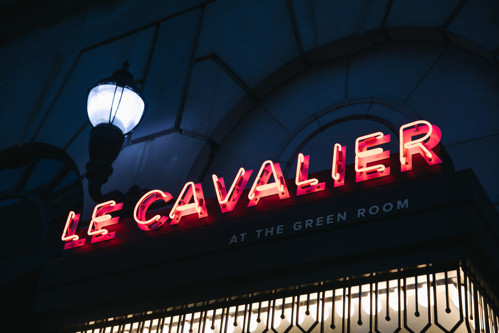 Le Cavalier sign at HOTEL DUPONT