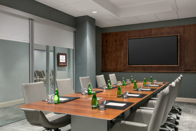 Board room meeting space at Sheraton Raleigh Hotel