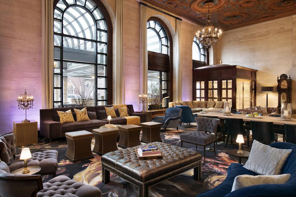 Lobby and seating area of HOTEL DUPONT